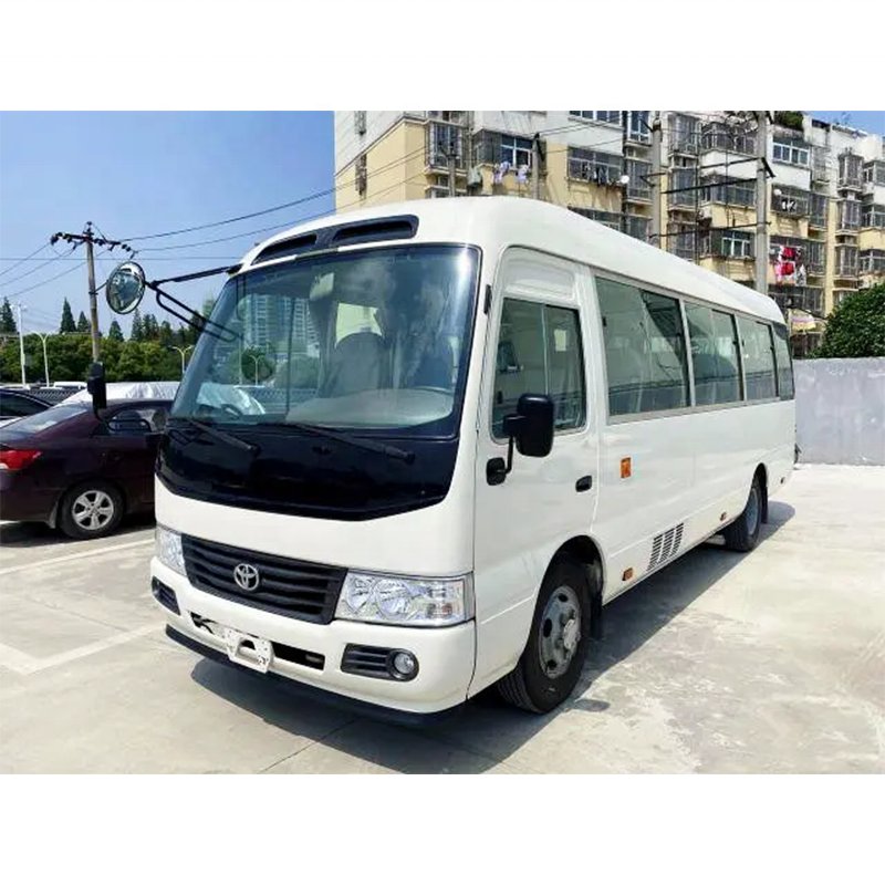 Coaster LHD 30 Seater Toyota Coaster Bus for Sale 2019 Year Yuchai 130 Engine 6 Speed Gear Passenger Bus for Sale
