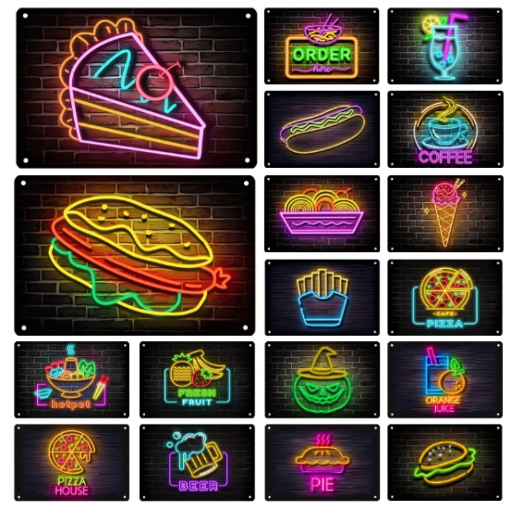 Custom Store Advertising Led Neon Sign Store Business logo Idea Led Shop Neon Sign Design Drink Neon Sign