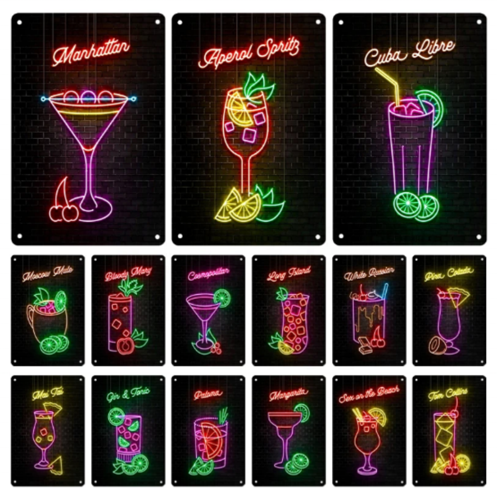 Custom Store Advertising Led Neon Sign Store Business logo Idea Led Shop Neon Sign Design Drink Neon Sign