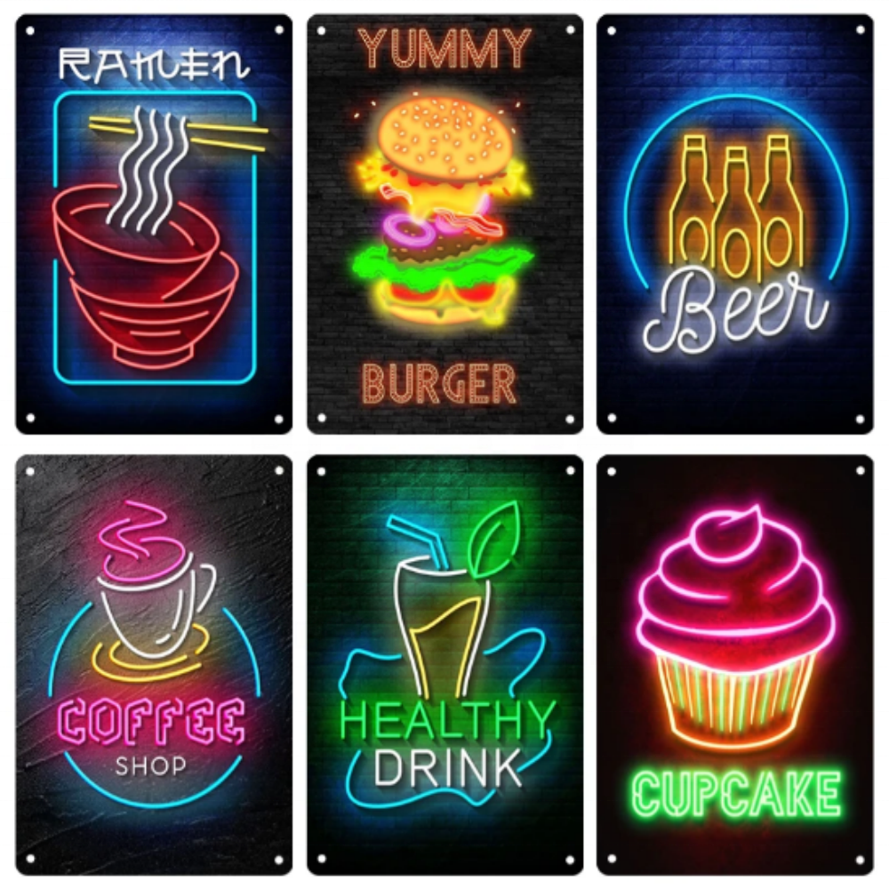 Custom Store Advertising Led Neon Sign Store Business logo Idea Led Shop Neon Sign Design Drink Neon Sign