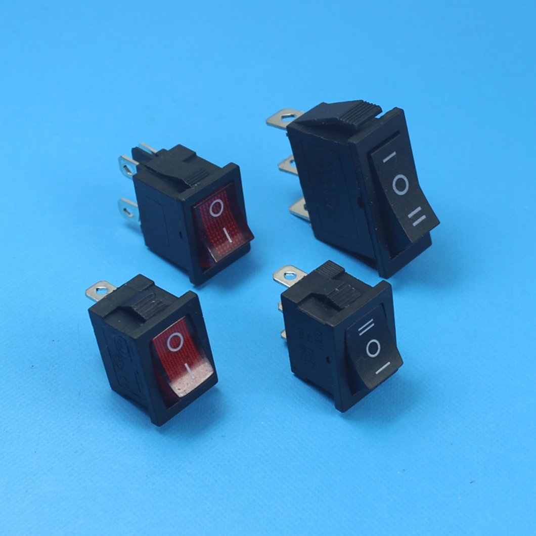 Rocker Switch Rocker Switch KCD Series 3 Way Rocker Switch With Light