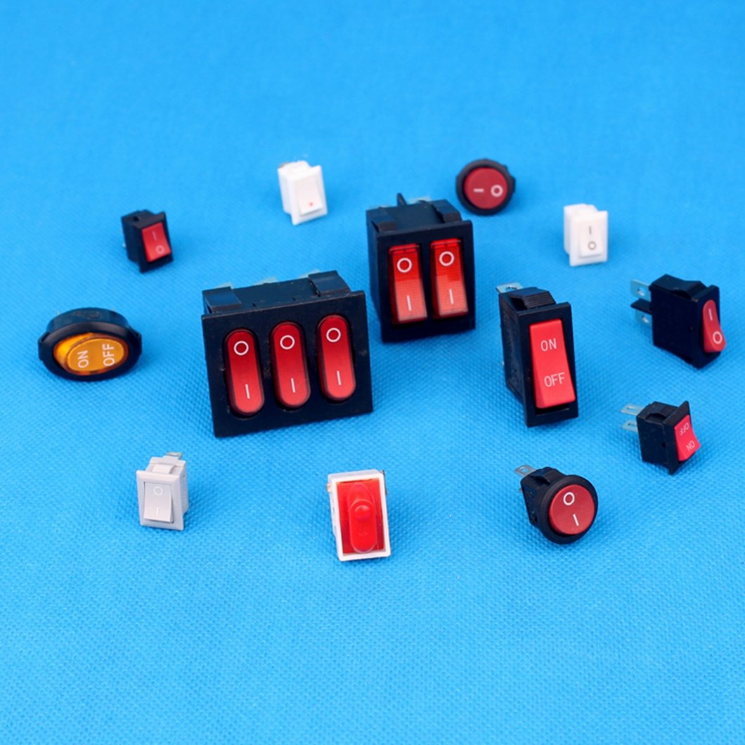 Rocker Switch Rocker Switch KCD Series 3 Way Rocker Switch With Light