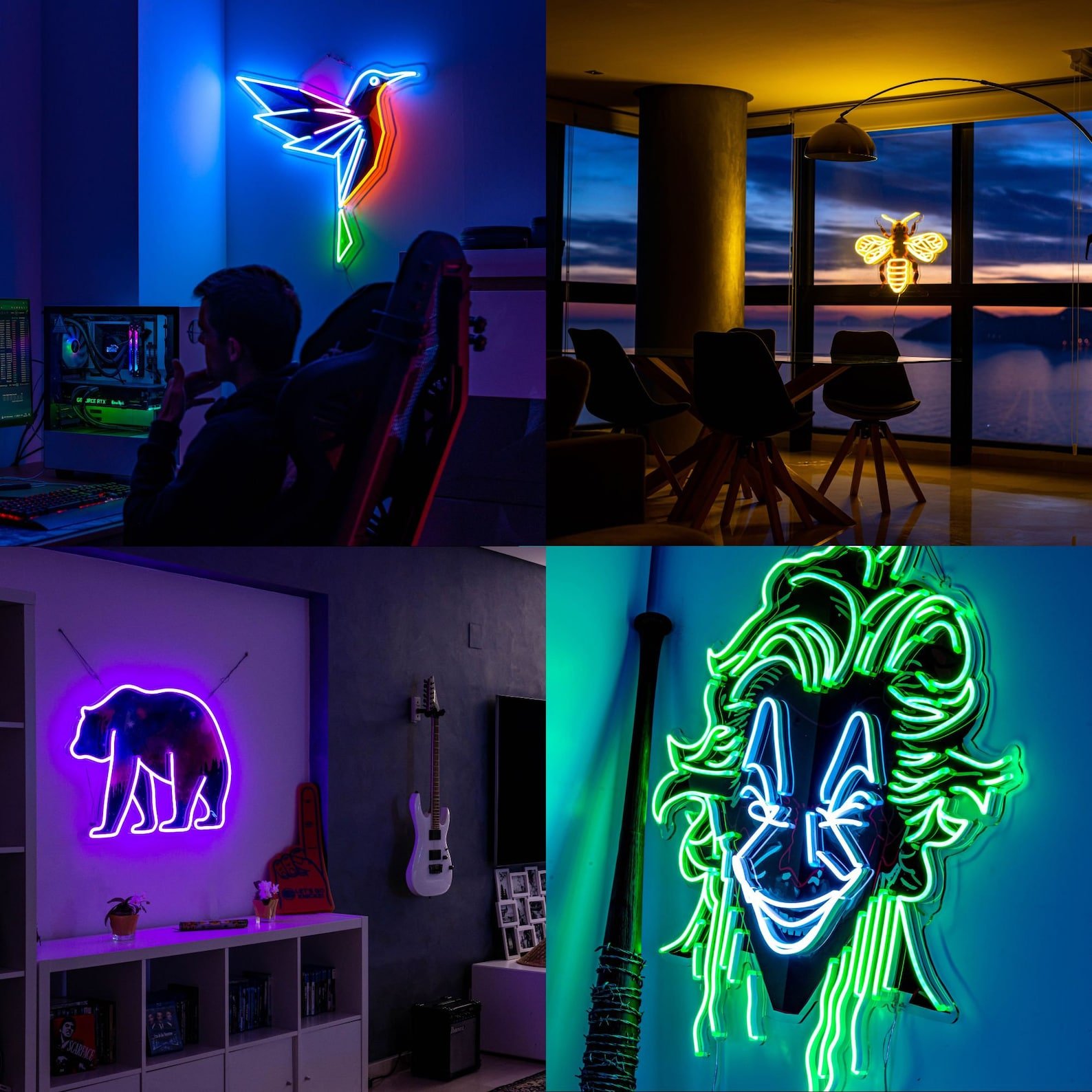 Neon Logo Sign Custom UV Printing Neon Logo Sign Business for Wall Restaurant Indoor Decorations LED Neon Sign