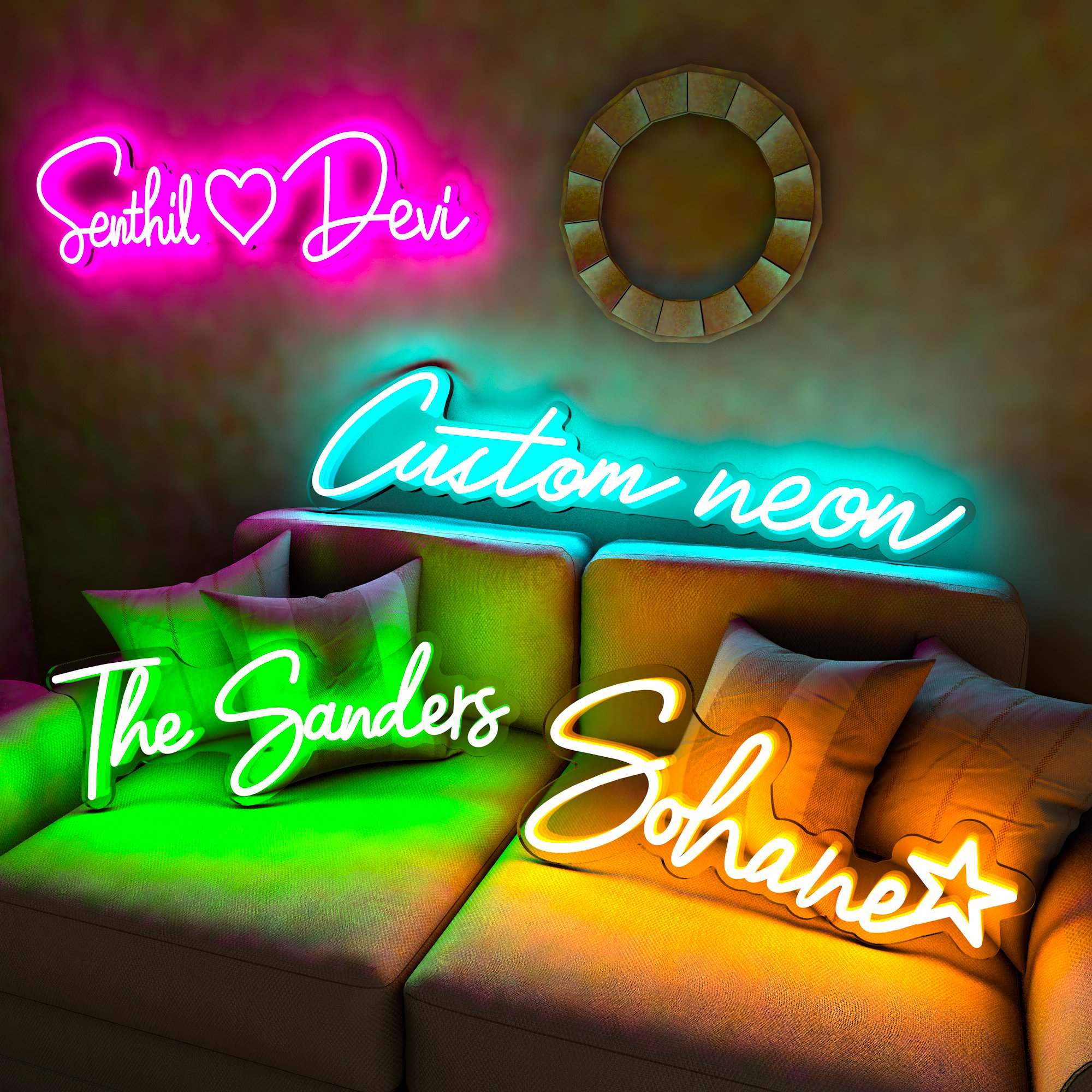 Personalize Flex LED Neon Signs Light for Wedding Party Home Decor Customize Neon Sign Bar Store Logo Neon Sign