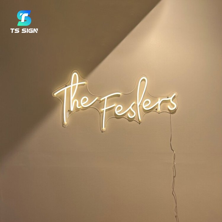 Custom Neon Signs Personalized Text or Brand Logo Dimmable LED Neon Light Sign for Wall Backdrop