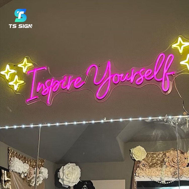 Custom Neon Signs Personalized Text or Brand Logo Dimmable LED Neon Light Sign for Wall Backdrop