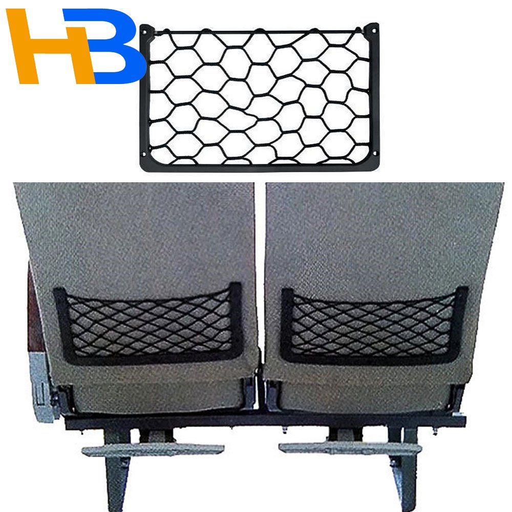 Factory Supply Bus Accessories Seat Storage Net Plastic Frame Net