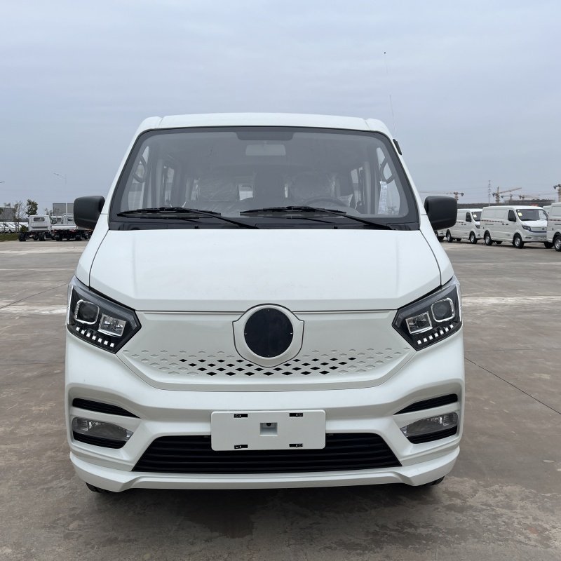 Close Version Light Van 5 Door 2 Seat Dongfeng Mini Bus Passenger Van Light Truck Left Hand 14 Seats