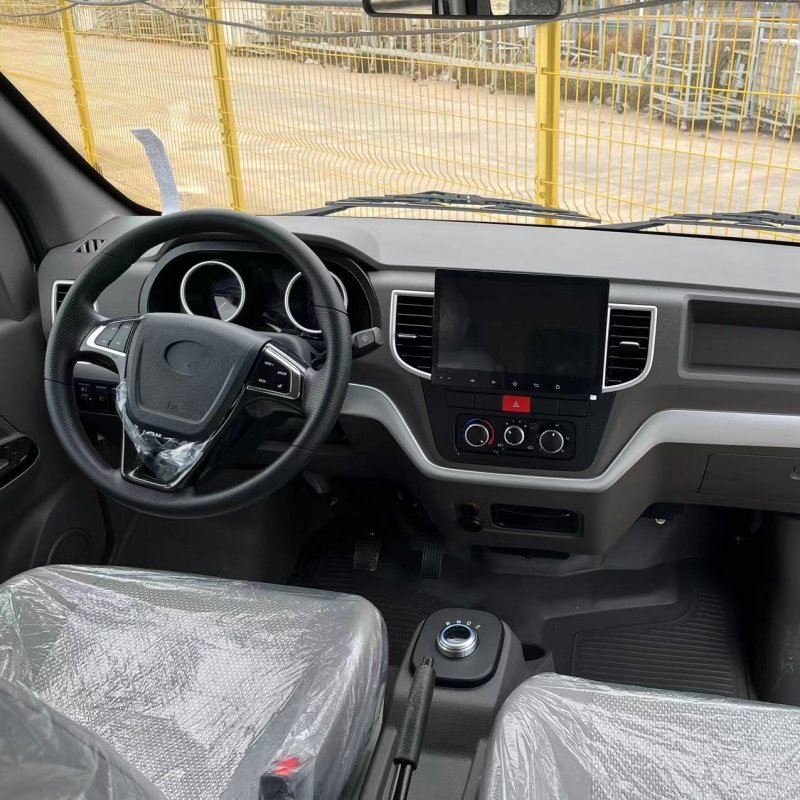 Close Version Light Van 5 Door 2 Seat Dongfeng Mini Bus Passenger Van Light Truck Left Hand 14 Seats