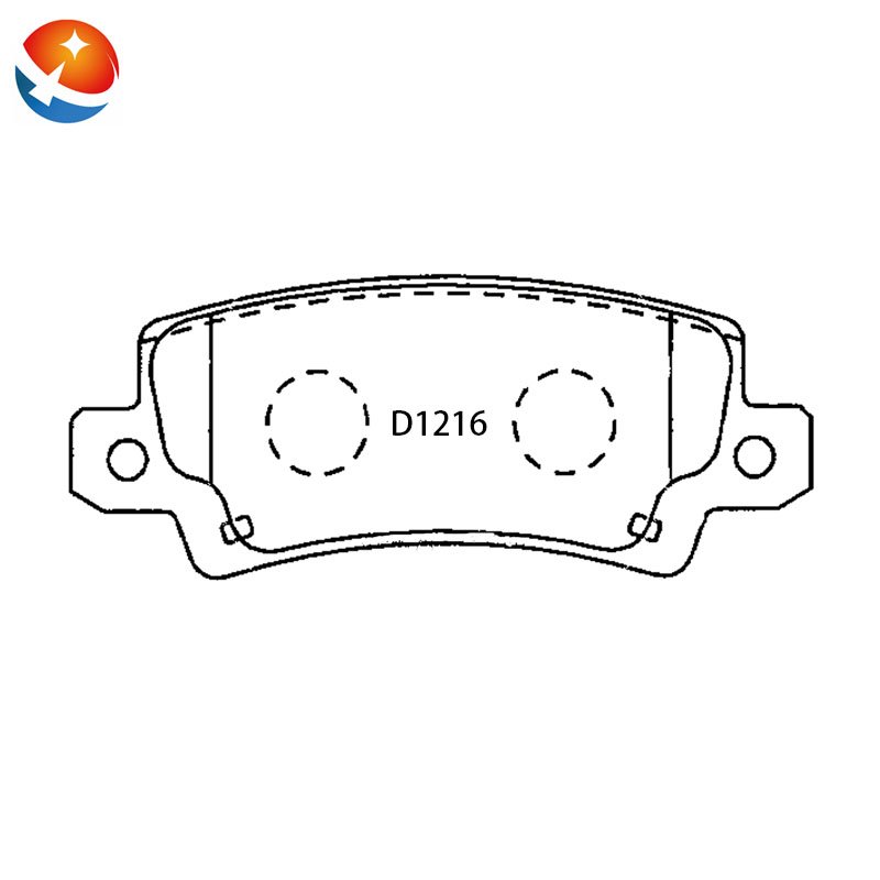 D1103-8209 SDCX Low Noise Automobile Factory Direct Sales Ceramic Disc Rear Brake Pads for TOYOTA