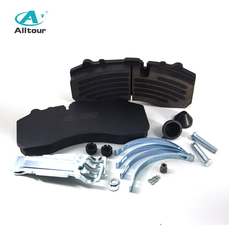 China OEM Commercial Vehicle Brake Pad Manufacturer Truck Bus Spare Part Emark Brake Pads WVA 29087, WVA29106