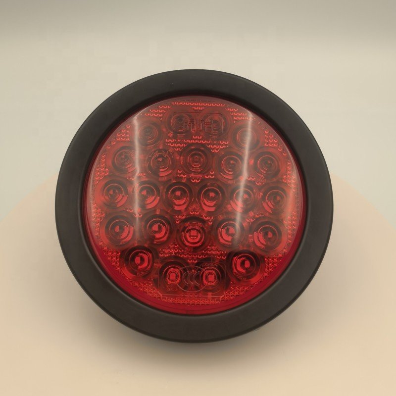 Manufacturer Supply Truck Accessories 3 Colors Warning Marker Indicator Flashing Headlight 4 Inch Round Head Lamp
