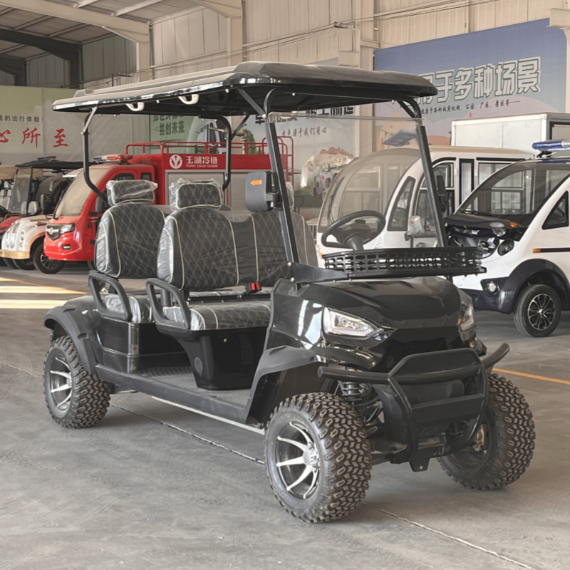 New Design Luxury 4 Seat 60v Electric 2 Door Golf Car for Sales