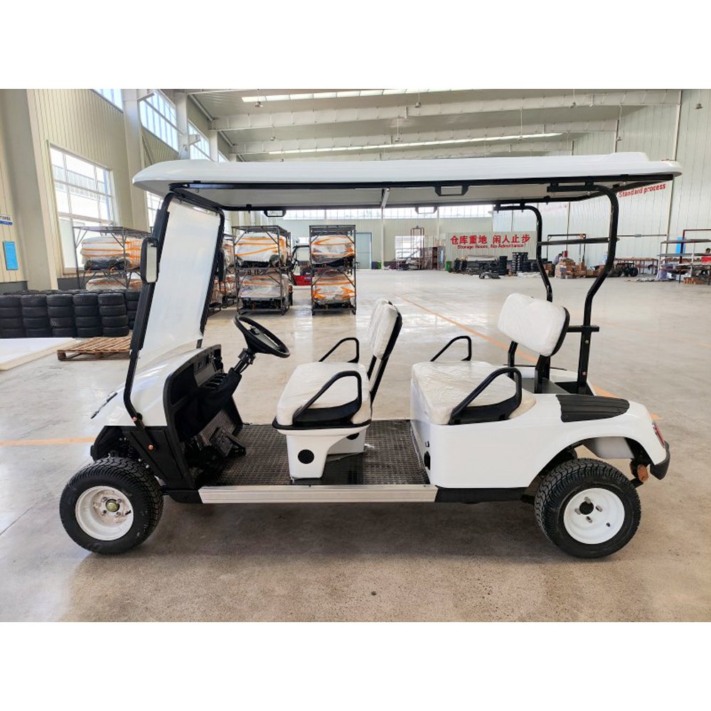 Customizable 4-Seater Off-Road Electric Lifted Golf Cart Street Legal for Adults and Hunting Club Use