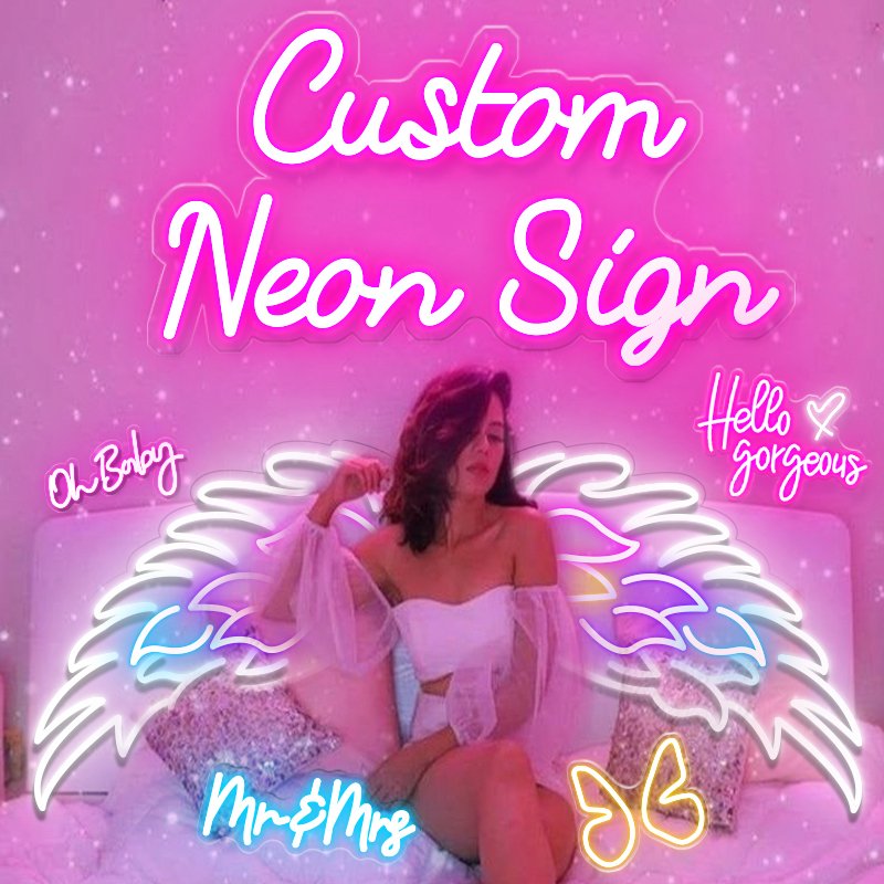 Wholesale Led Custom Neon Sign Channel Dropshipping Acrylic Logo Neon Sign Light for Wedding Wall Decor Personalized