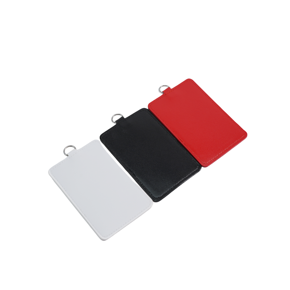 Bestom AirPort Vertical Card Holder PU Leather with Bus ID Pocket Best Badge Holder Accessory