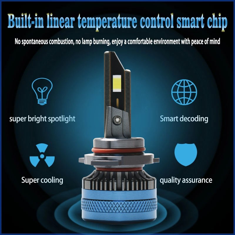G5 Series Imported 55mil Chip 55W 6000k H1/H4/H7/9005/9006 Car LED Headlamp