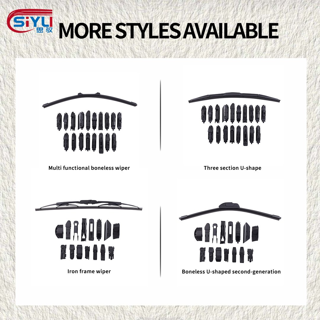 Factory Wholesale Wiper Blade Manufacturer Car Accessories Auto Soft Universal Windshield Wiper Blade