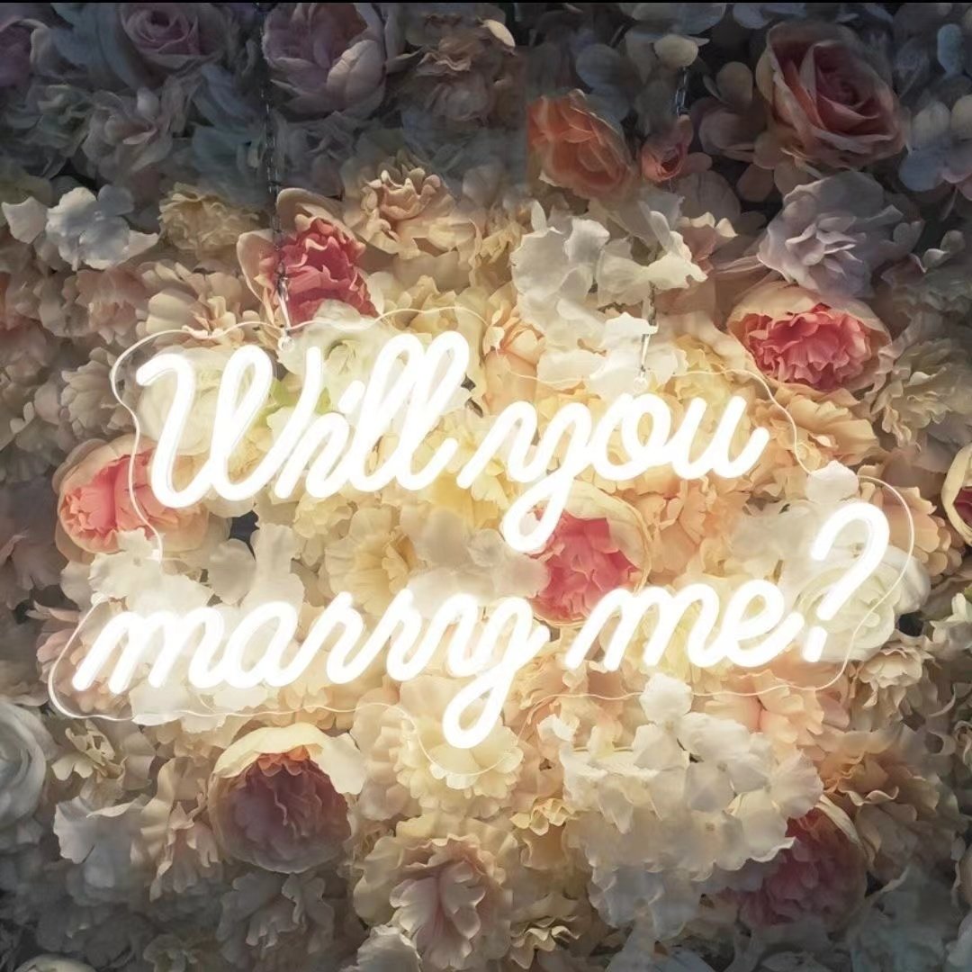 Numbers Anime Words China Wings Will You Marry Me Logo Acrylic Lettering Lights Happy Birthday Led Custom Neon Sign