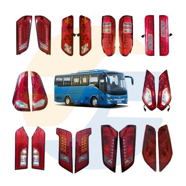 Original Kinglong Zhongtong Golden Dragon Bus Spare Parts Van Bus Higer Bus Tail Light Accessories