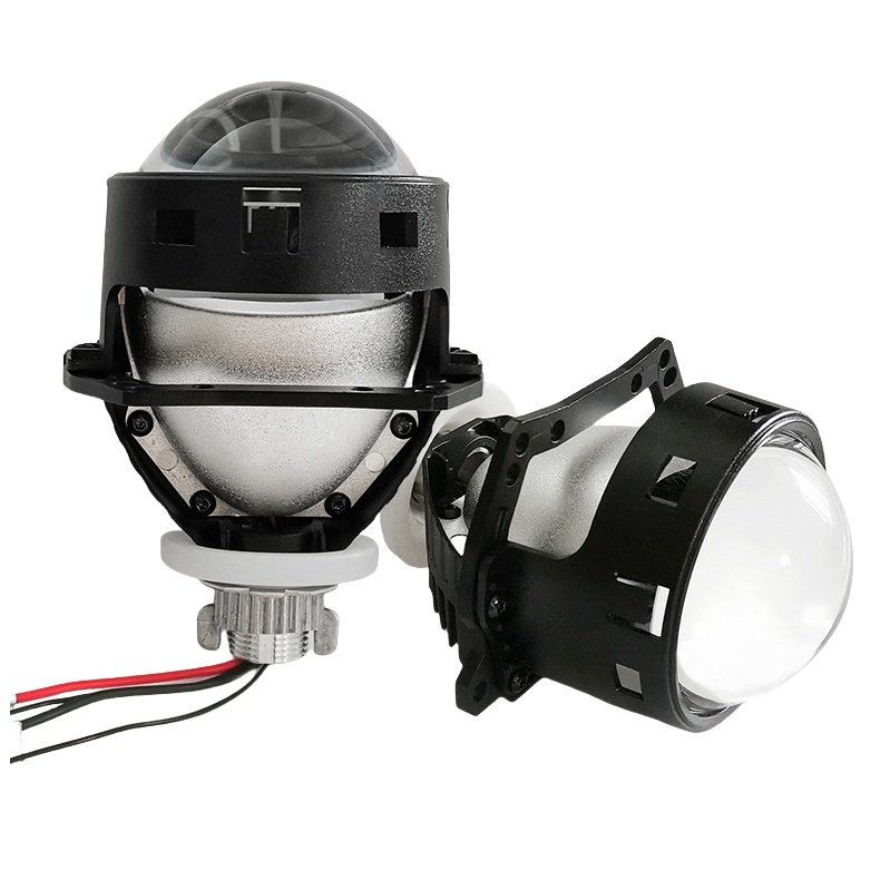 Custom High Quality Led Lenses Headlights 100W Bi Led Projector Lens Headlights H4 Car Led Light for Car 3.0 Inch