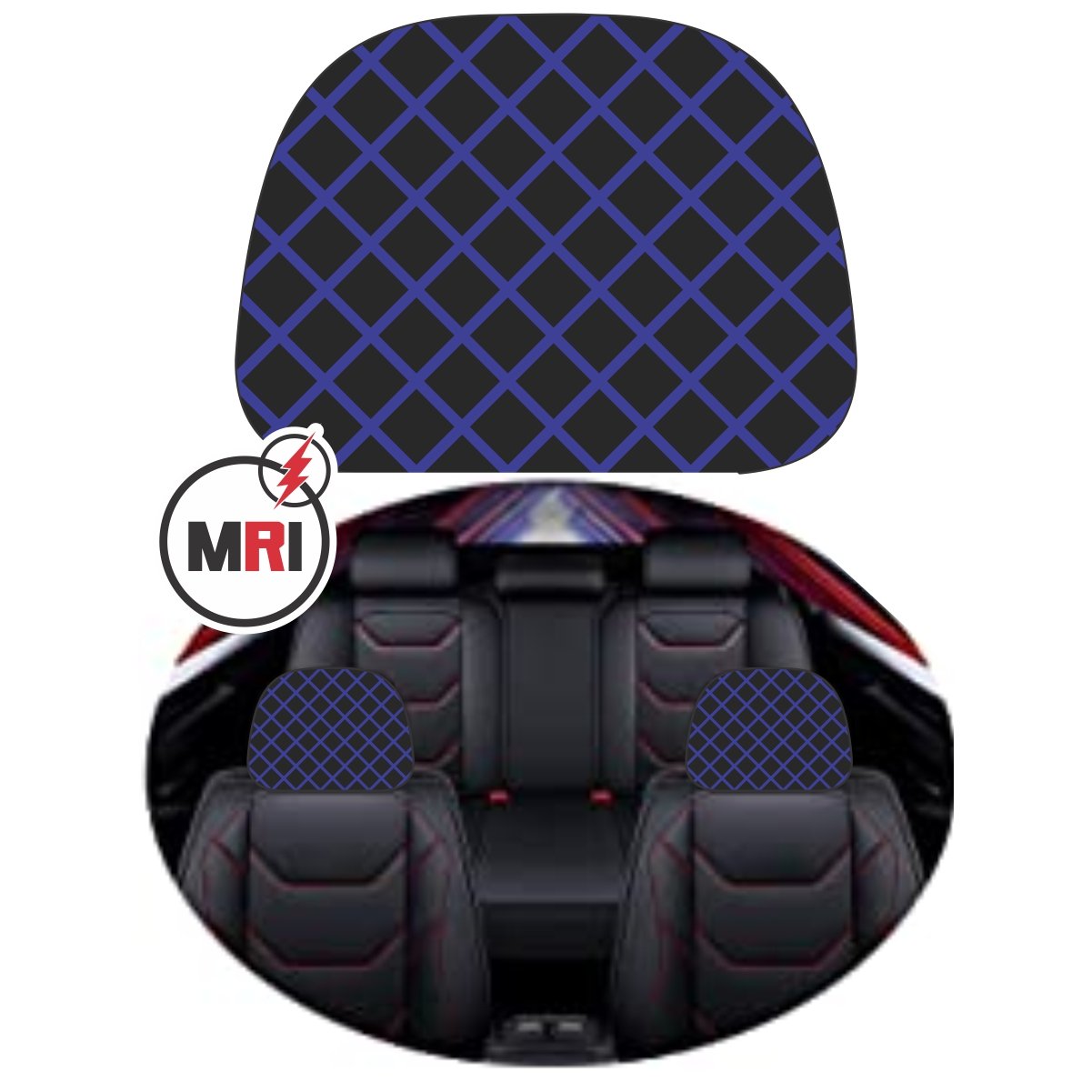 Wear-resistant High Quality Headrest Cover for Auto Accessories Detachable Universal Car Headrest Cover Protector