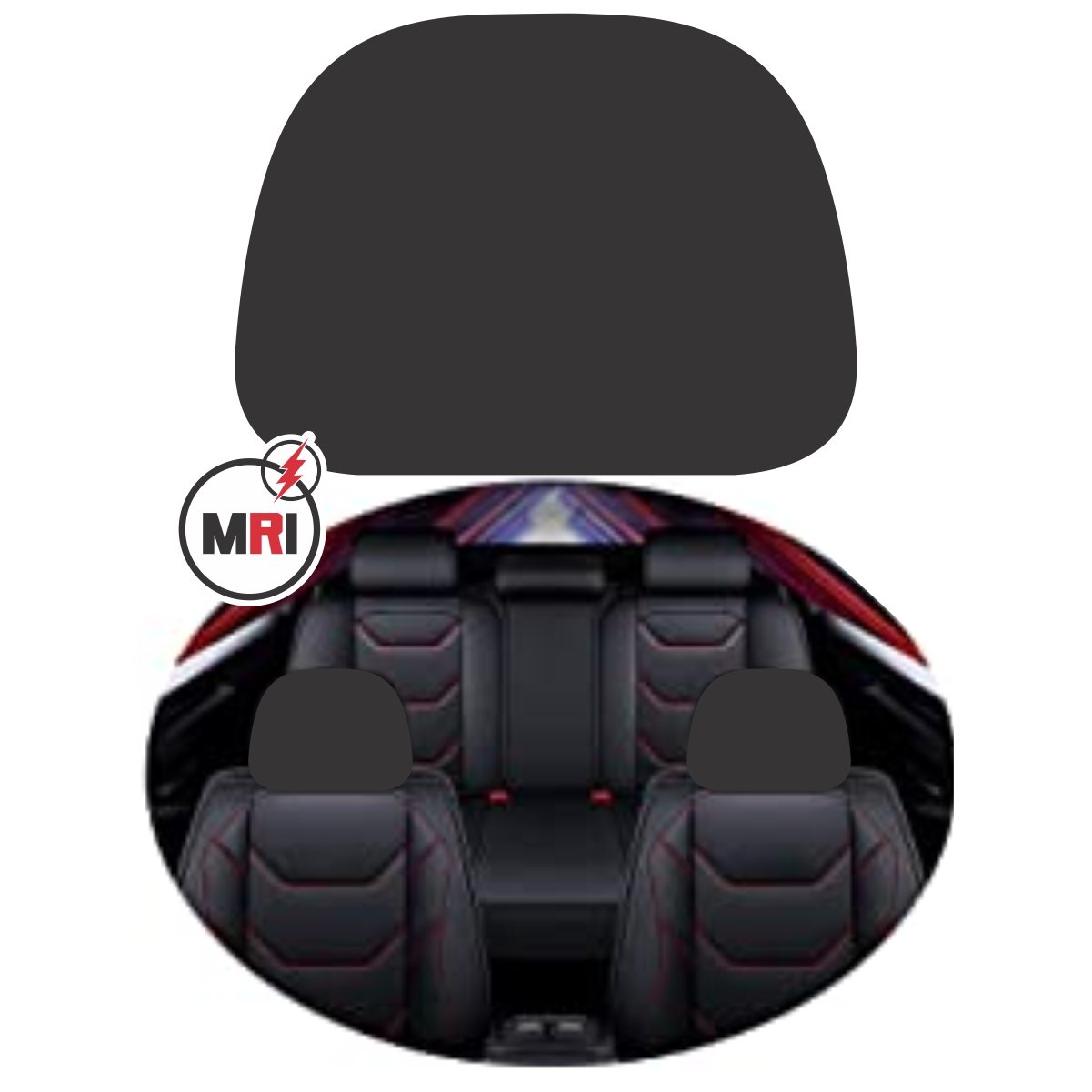 Wear-resistant High Quality Headrest Cover for Auto Accessories Detachable Universal Car Headrest Cover Protector