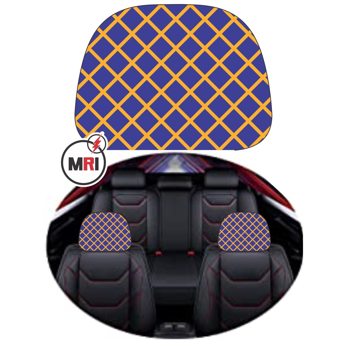 Wear-resistant High Quality Headrest Cover for Auto Accessories Detachable Universal Car Headrest Cover Protector