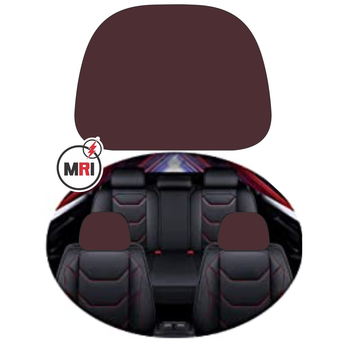 Wear-resistant High Quality Headrest Cover for Auto Accessories Detachable Universal Car Headrest Cover Protector
