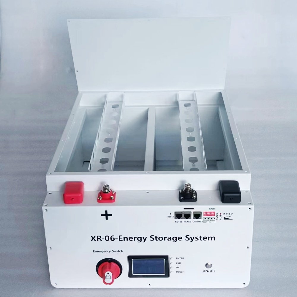 XR06-48V280AH Solar Home Energy Storage Power Box LiFePO4 Battery Case Battery Bank DIY Kit for Smart BMS Exx/CAxx 280AH 302AH