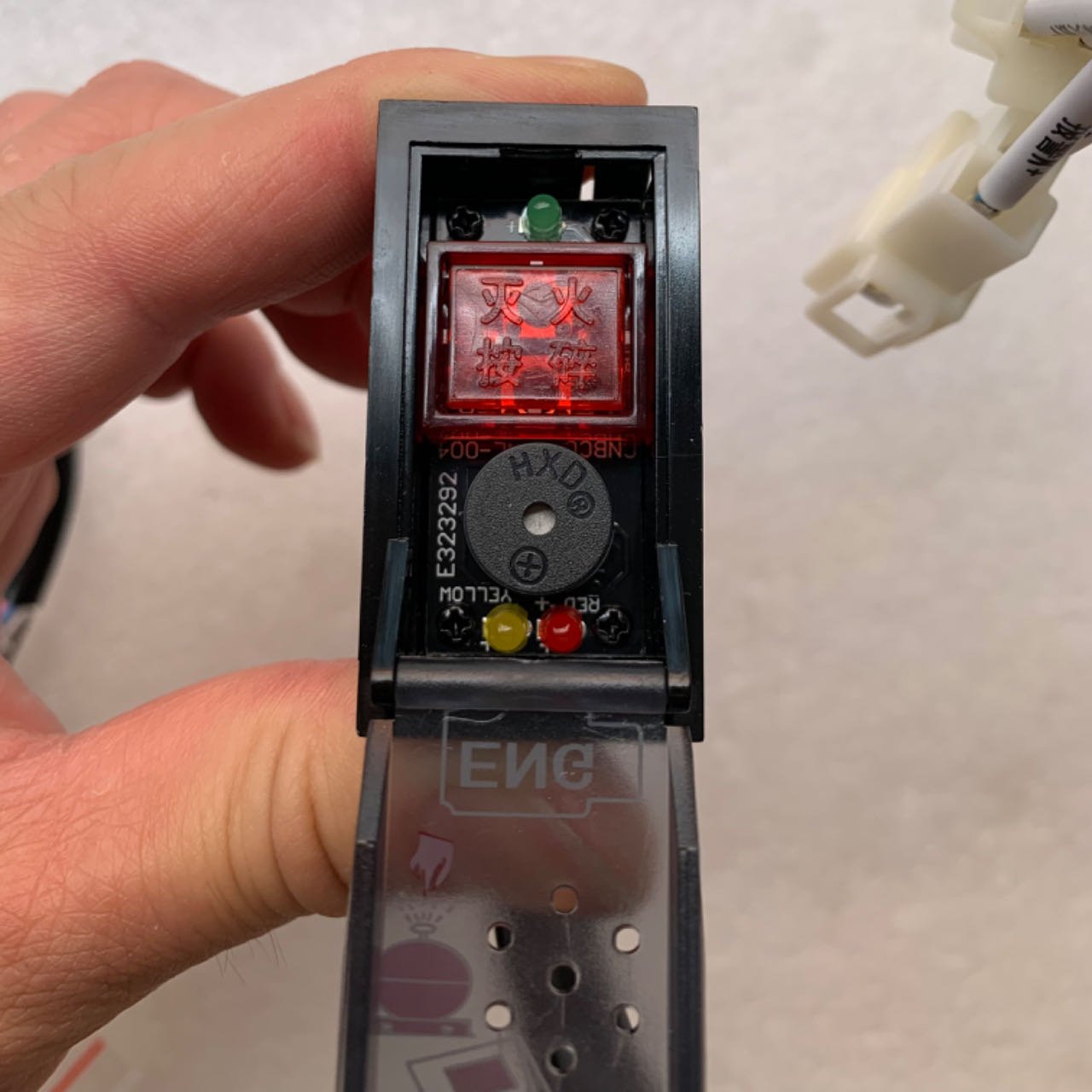 Start Button Fire Extinguisher Switch of ANL-004 Engine Compartment Fire Extinguisher of Zhongtong Bus Jinlong Haige Bus