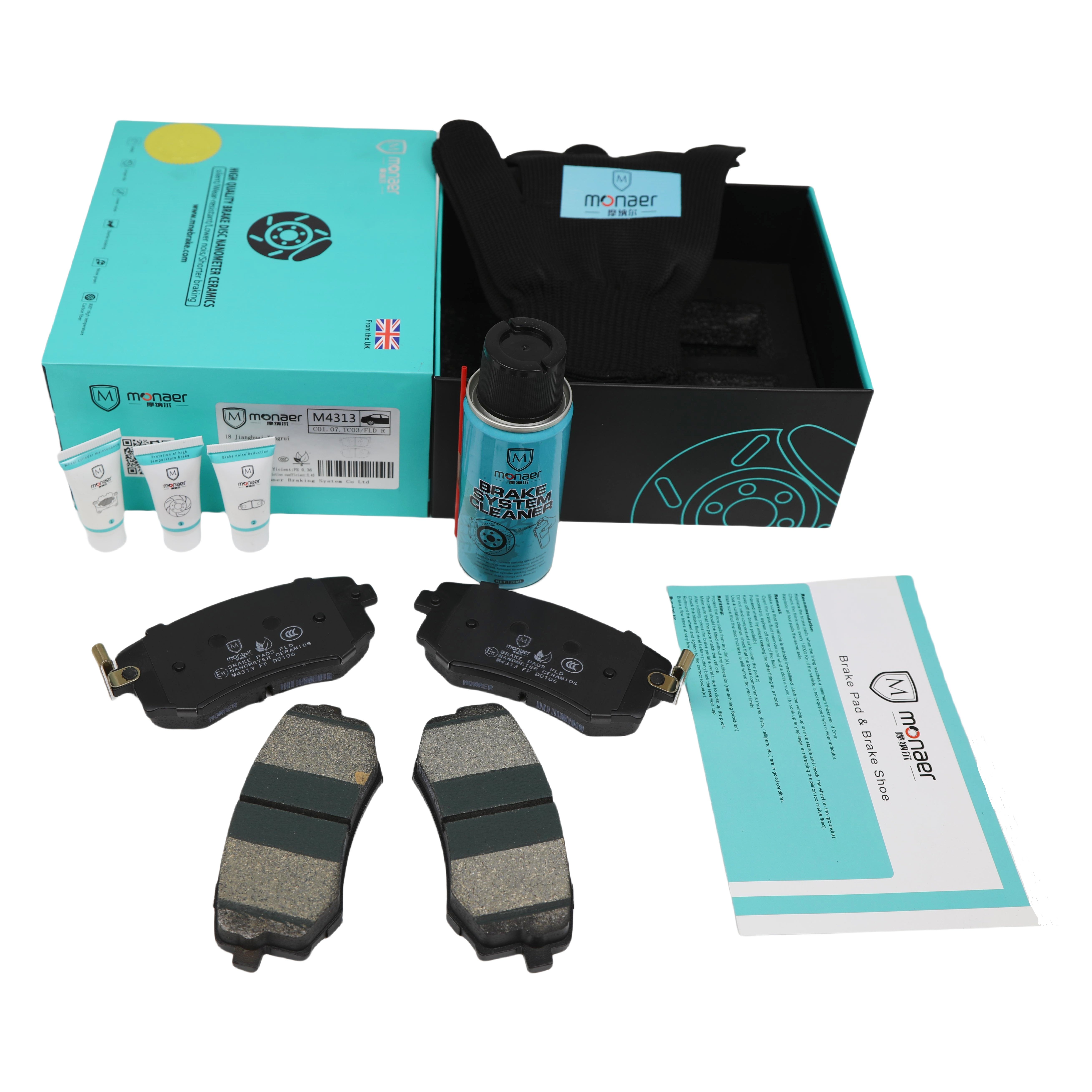 Monaer Ceramic D0106 Brake Pads New Condition Manufacturer's Product for SUNRAY