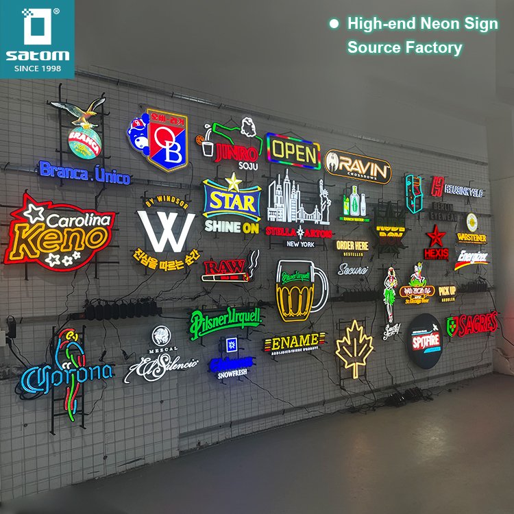 Advertising Accessories Custom Led Frame Logo Illuminated Sign