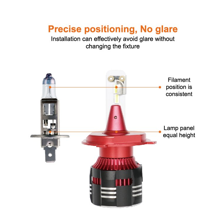 New Product LED Car Headlight H1 H4 H7 H11 LED Headlight Bulbs Led Headlight 60w Car Accessories Auto Lighting System X7 H7 H11