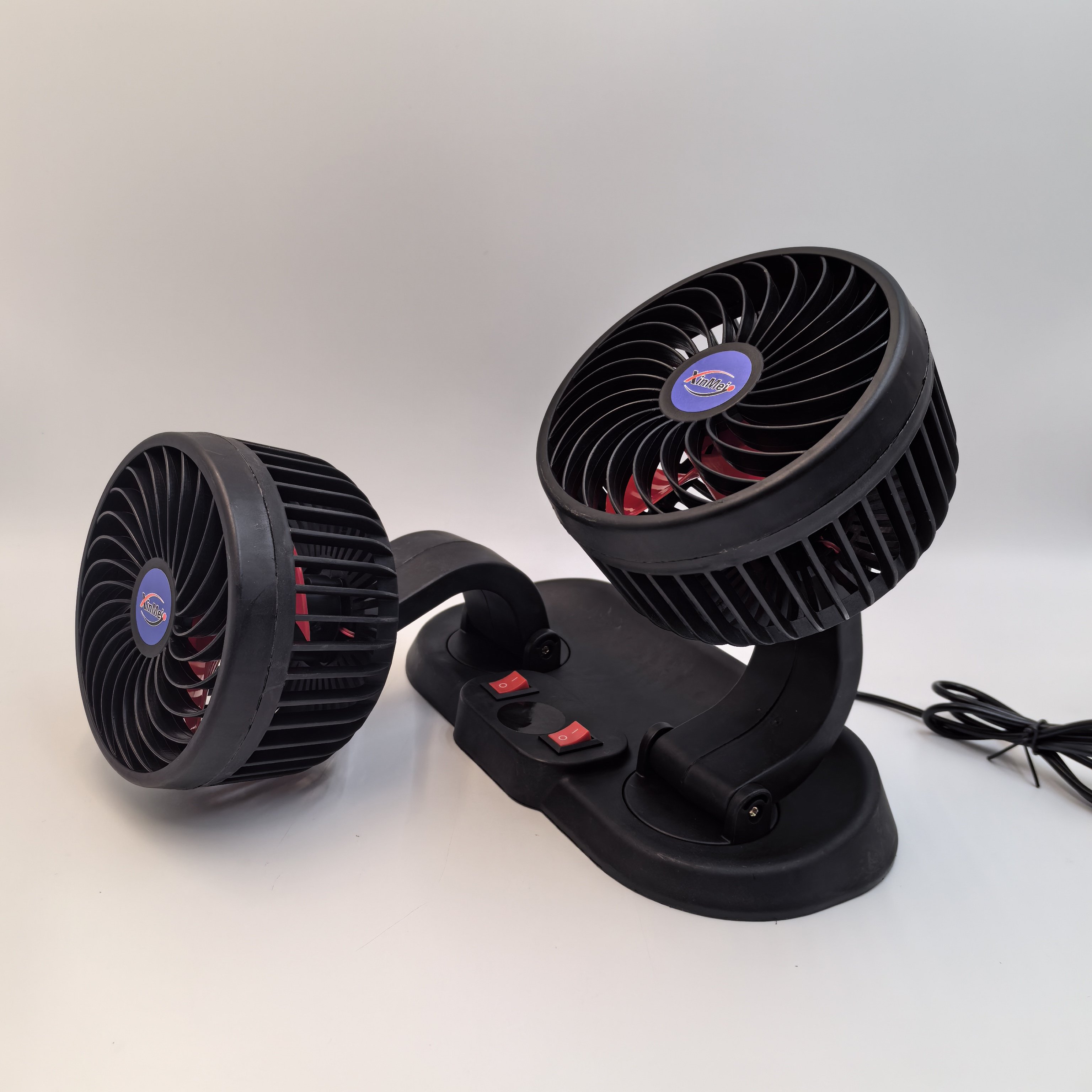 2023 Carfu Hot Sale 4 Inch Car Interior Accessories Portable Electric Plug 12v Car Fan