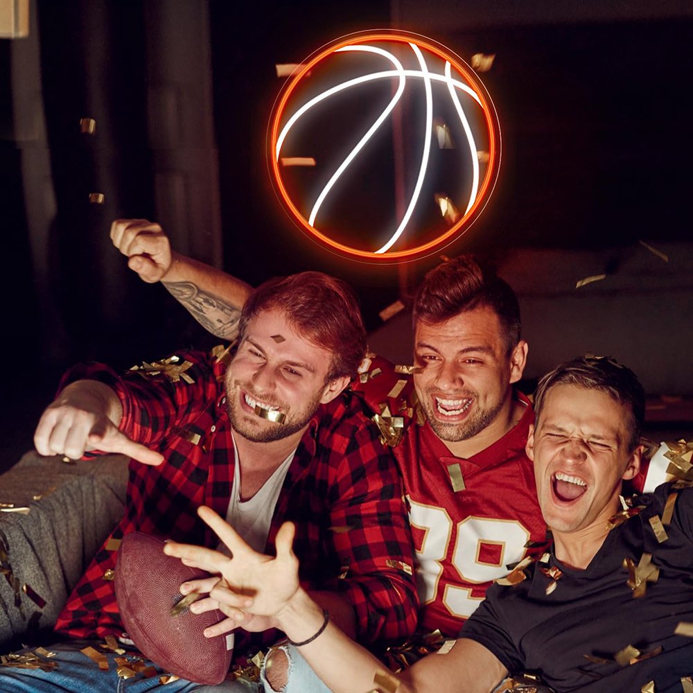 Basketball Neons Signs Party Supply Customized Logos Decoration Signage LED Neon Lights Sign LED Custom Neon Sign