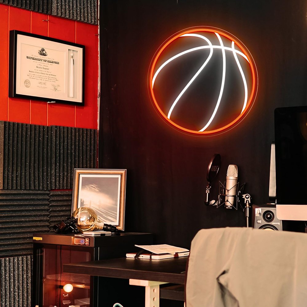 Basketball Neons Signs Party Supply Customized Logos Decoration Signage LED Neon Lights Sign LED Custom Neon Sign
