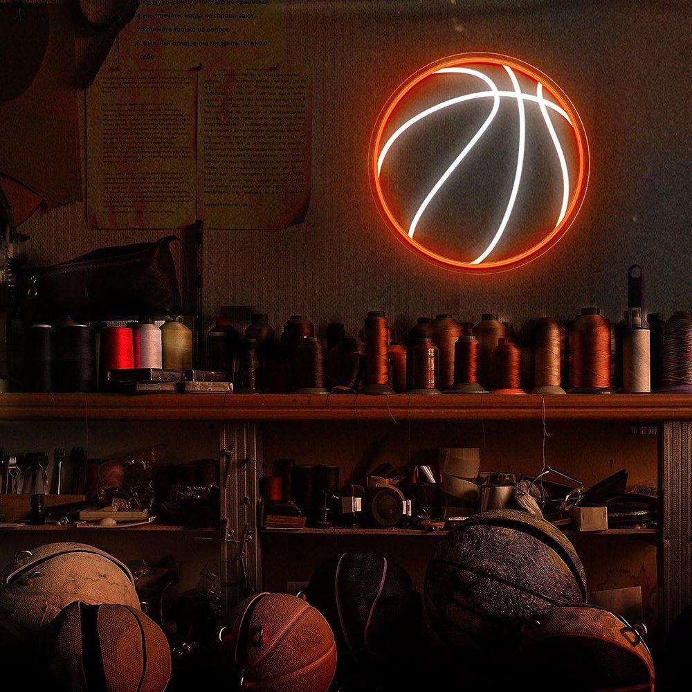 Basketball Neons Signs Party Supply Customized Logos Decoration Signage LED Neon Lights Sign LED Custom Neon Sign