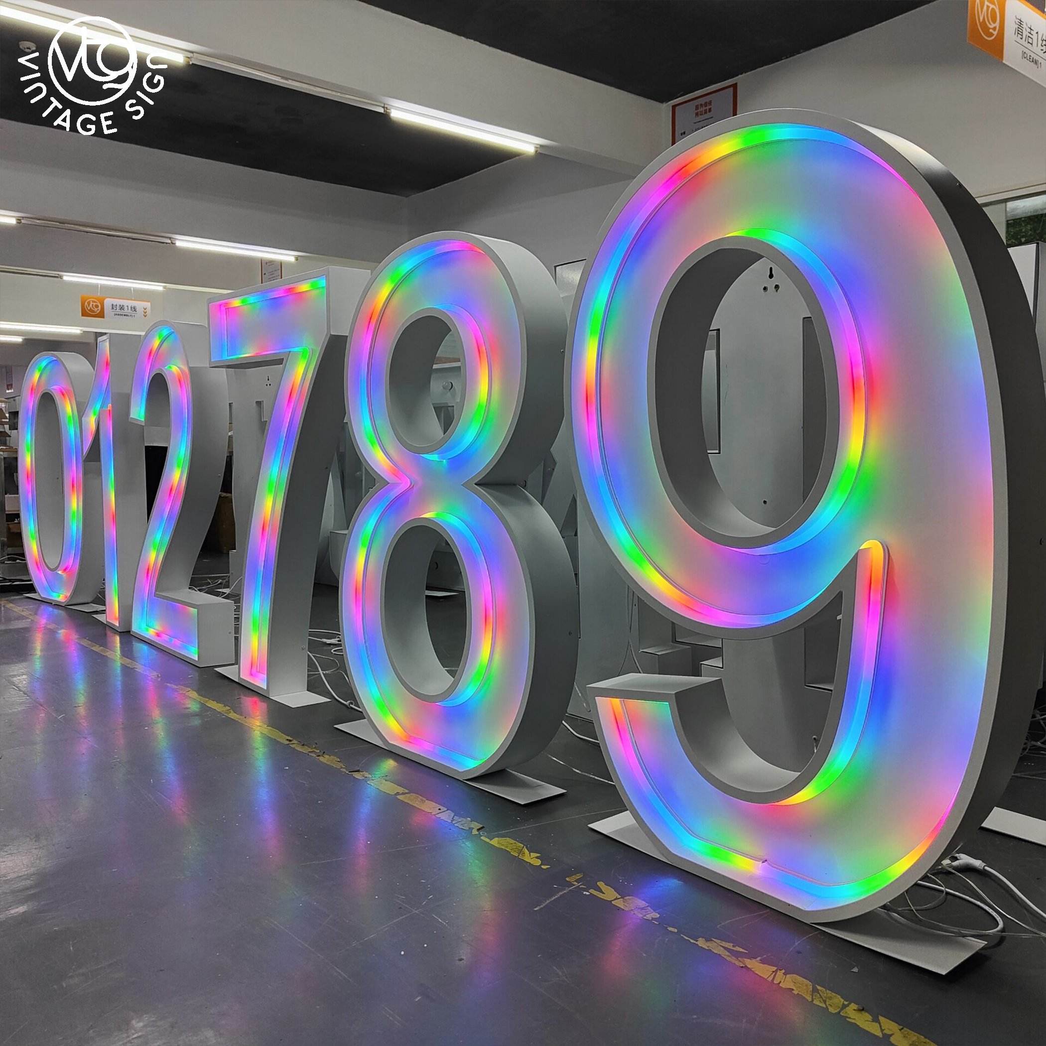 Metal for Sale Giant Marquee Letters Alphabetic Letter Lights Outdoor Waterproof Metal Custom Led Marquee Letters