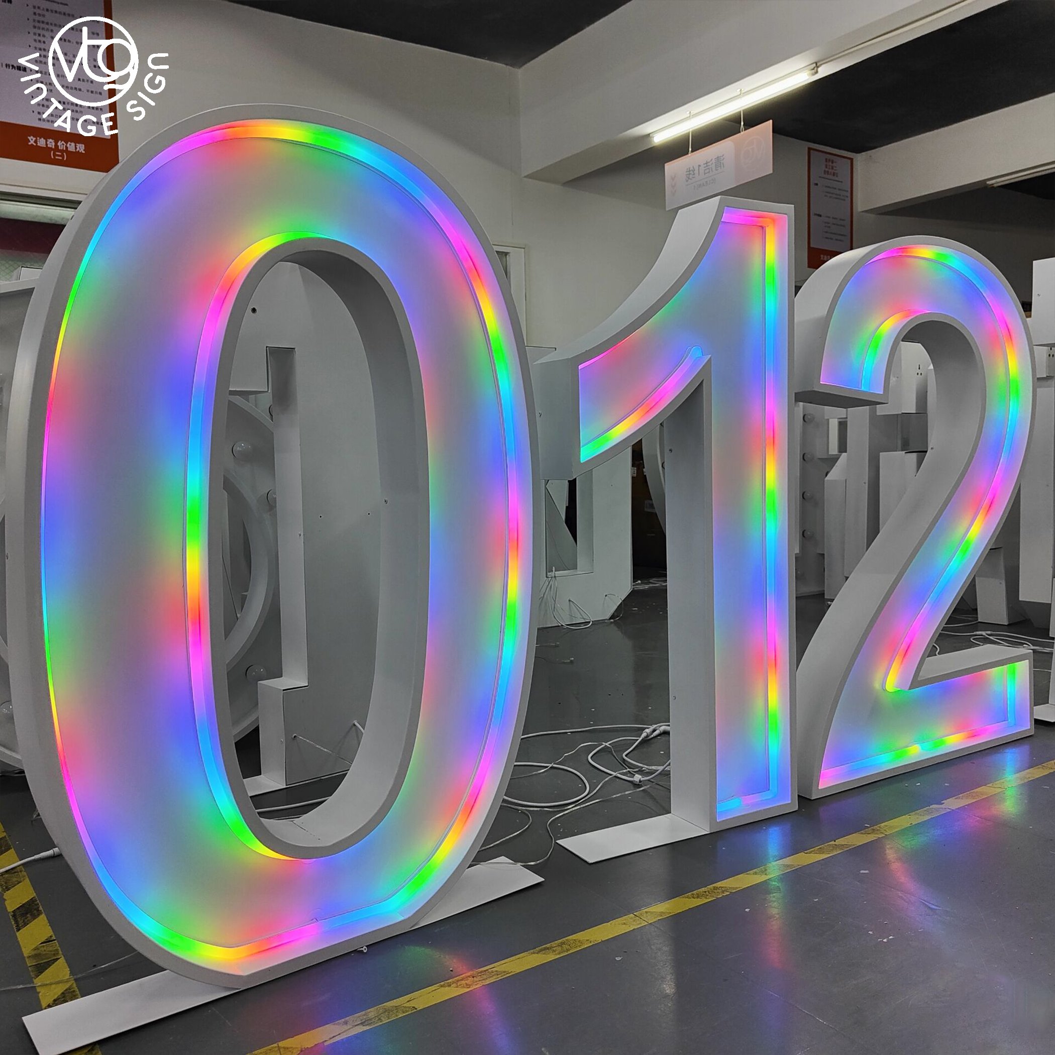 Metal for Sale Giant Marquee Letters Alphabetic Letter Lights Outdoor Waterproof Metal Custom Led Marquee Letters