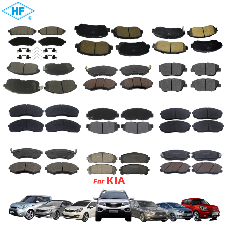 Use for Kia Rio Sorento K3/5 Stinger Sportage Picanto Optima Less-metallic Ceramic Front Brake Disc Pad Set AUTO Brake Pads