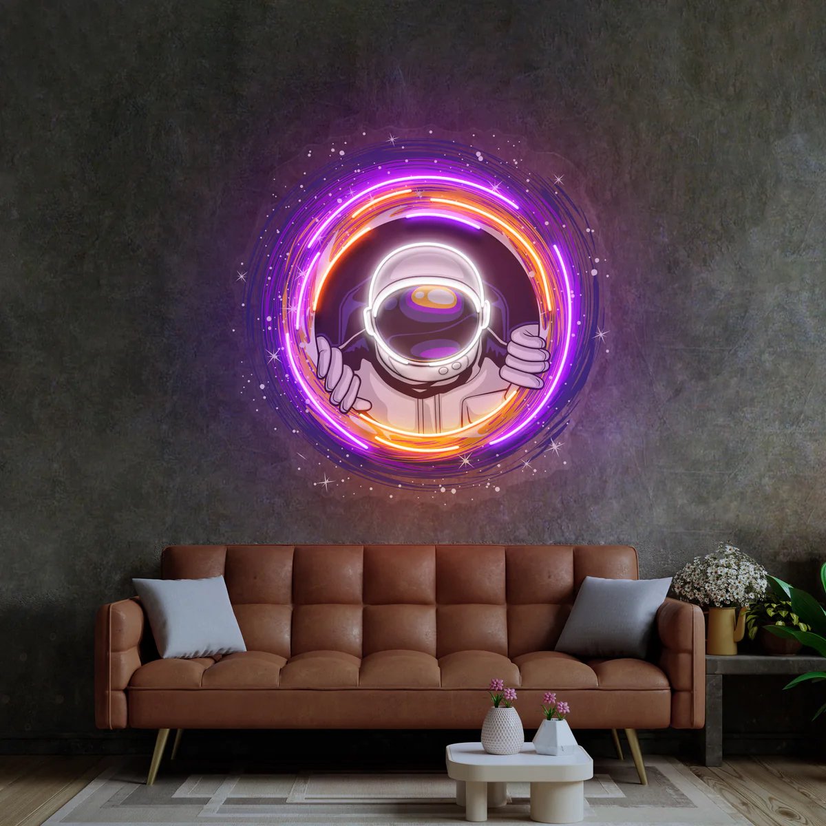 Free Design Artwork Logo Neon Light Sign Custom Wall Decoration Popular Full Color Led Neon Light Art Electronic Sign
