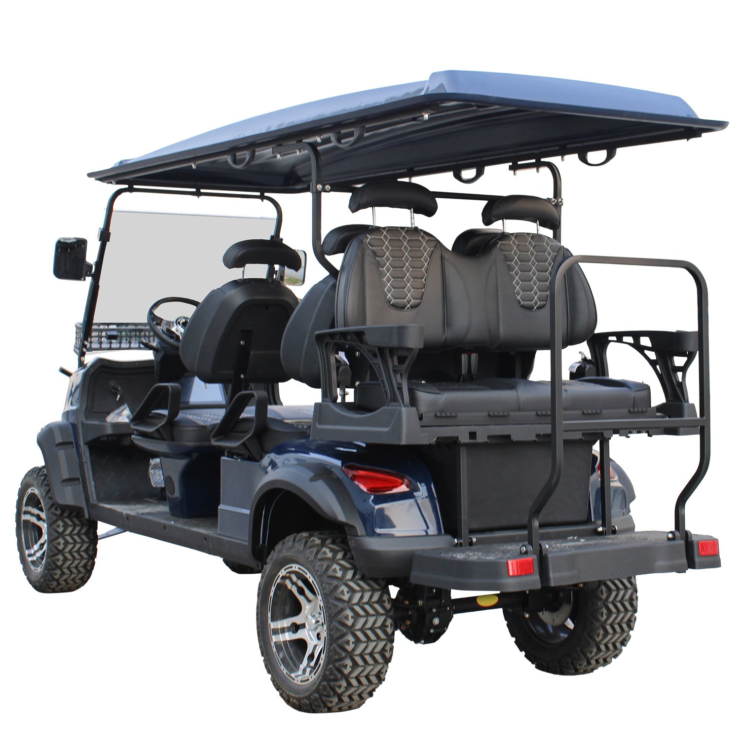 Electric Sightseeing Bus 4+2 Seater Battery Operated Golf Cart