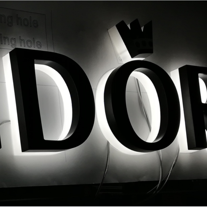 High Quality LED Signage Building Signs Led Channel Letters Acrylic Sign for Restaurants Logo