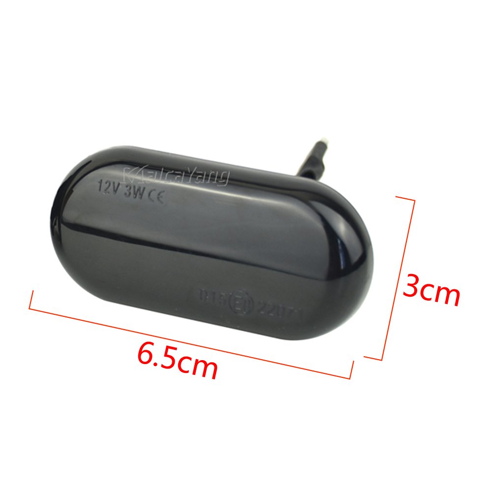 For Renault Clio 1 2 Kangoo Megane Espace Twingo Led Dynamic Side Marker Turn Signal Light for Nissan Opel Smart ForTwo W453