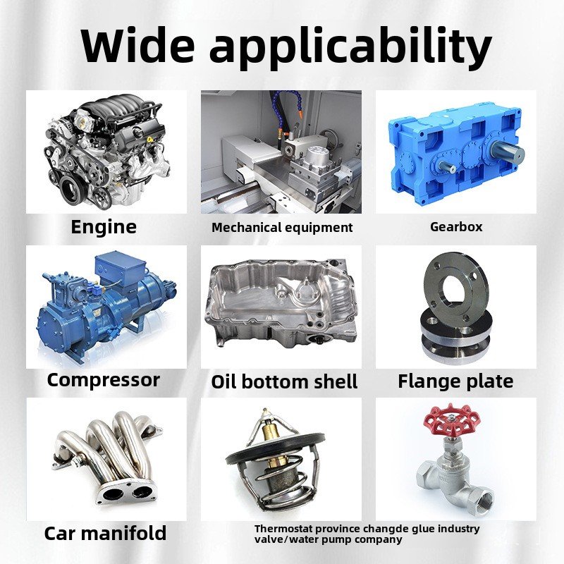 Wick Red Oil-Resistant and Gasket-Free for Engine Filling Mechanical Equipment for Construction Use Adhesive Sealant