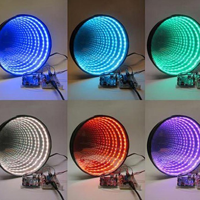 Dropshipping NO MOQ Fast Delivery of Customized Infinite Mirror Neon Art Wall Decoration
