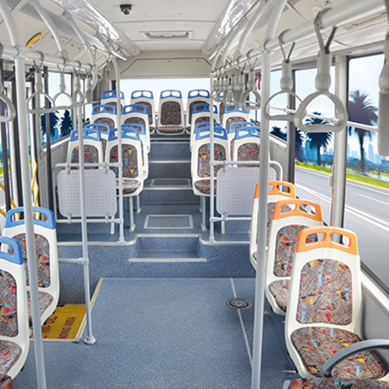 30 50 70 Seats Electric Passenger Chinese Bus Prices 4x4 Bus Used Buses for Sale in China
