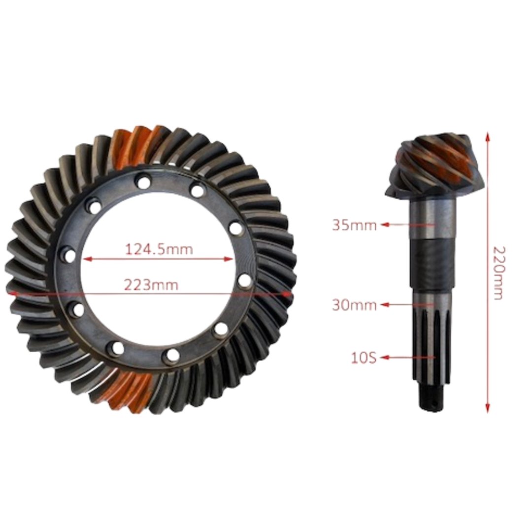 CHIHUI New Product Crown Wheel Pinion 6:35 6:41 7:41 8:41 8:43 9:39 9:41 for FOTON 1028