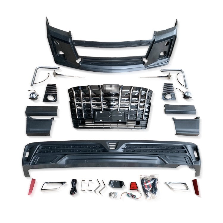 Car Accessories Front Rear Bumper Facelift Wide Conversion Body Kit for Toyota Hiace 2005 2012-2018